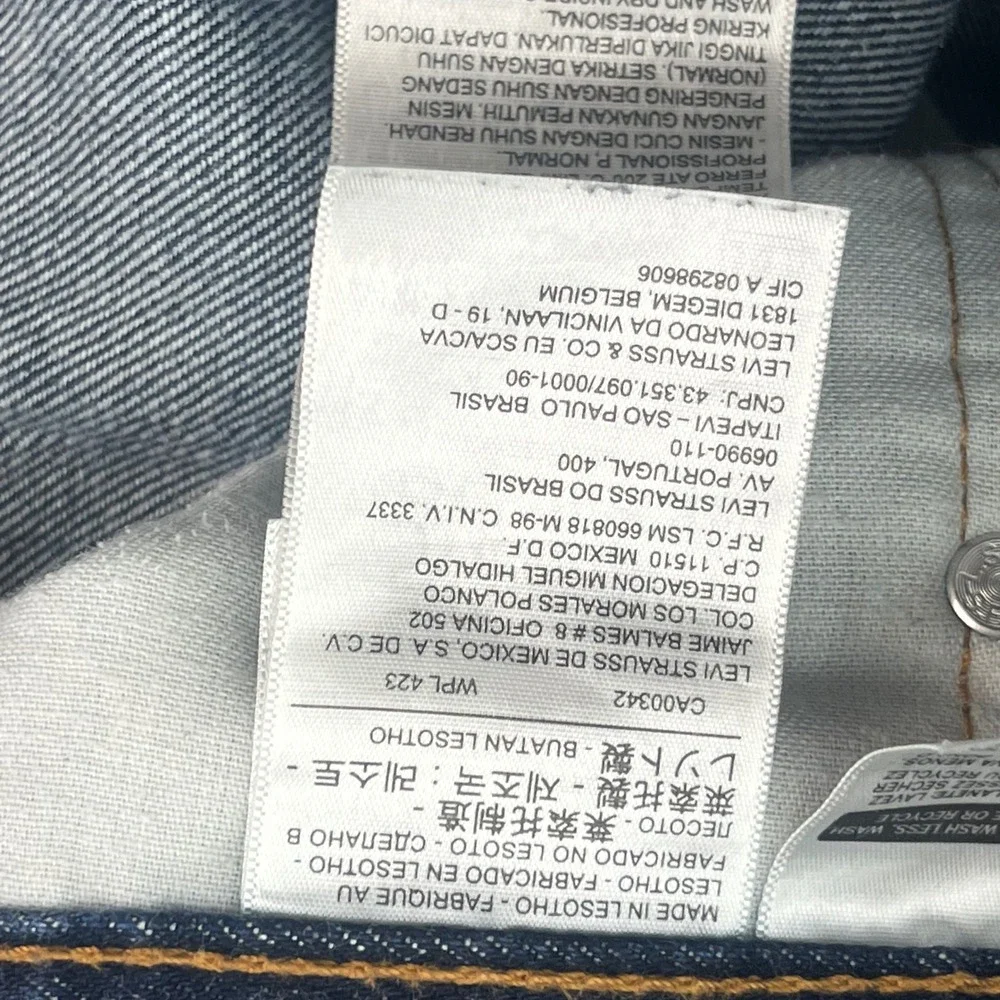 Levi's 517 Bootcut Jeans Mens 38x34‎ Blue Dark Wash Denim Vintage Style